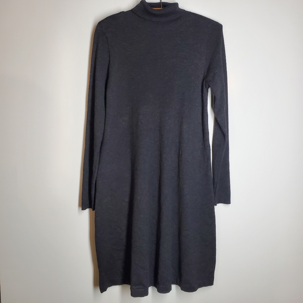 AB Studio Gray Long Sleeve Dress.  Size S